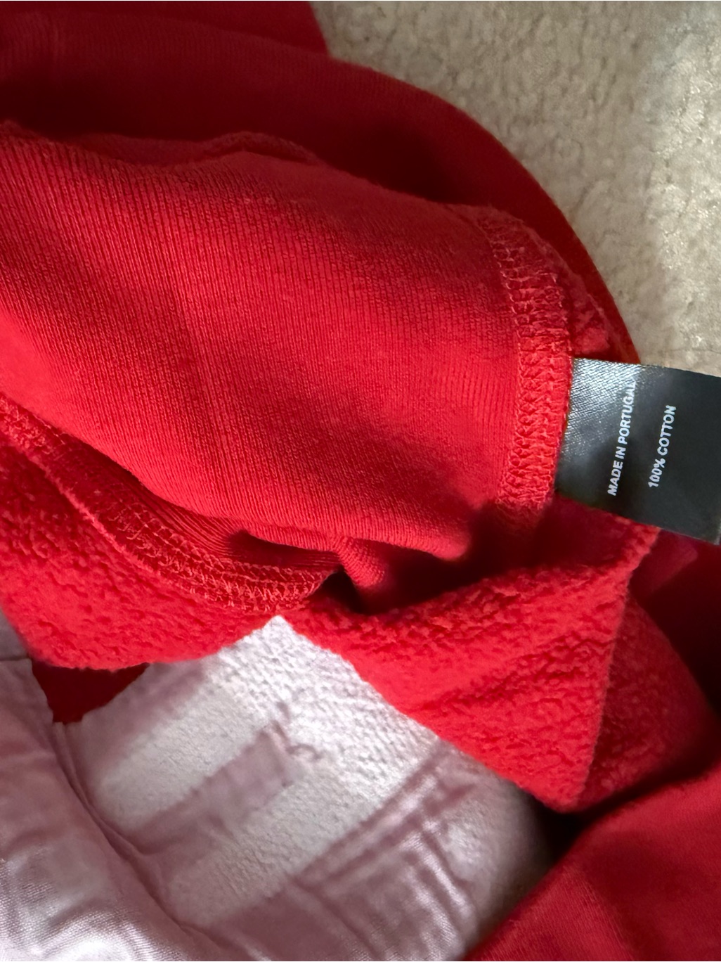 Red Warm & Wonderful Sheep Graphic Sweatshirt Size Small — image 4 of 4